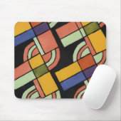 Art Deco Geometrie Muster - Mousepad (Mit Mouse)