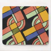 Art Deco Geometrie Muster - Mousepad (Vorne)