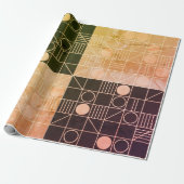 Art Déco Geometrisch Geschenkpapier (Ungerollt)