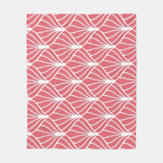 Art Deco, geometrisch nahtloses Muster. Fleecedecke (Vorderseite)