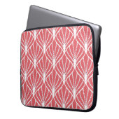 Art Deco, geometrisch nahtloses Muster. Laptopschutzhülle (Vorderseite Links)