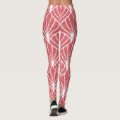 Art Deco, geometrisch nahtloses Muster. Leggings (Rückseite)