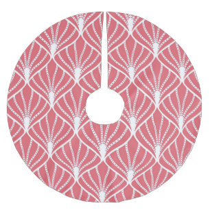 Art Deco, geometrisch nahtloses Muster. Polyester Weihnachtsbaumdecke