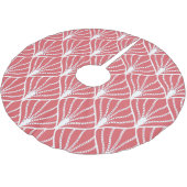 Art Deco, geometrisch nahtloses Muster. Polyester Weihnachtsbaumdecke (Schrägansicht)