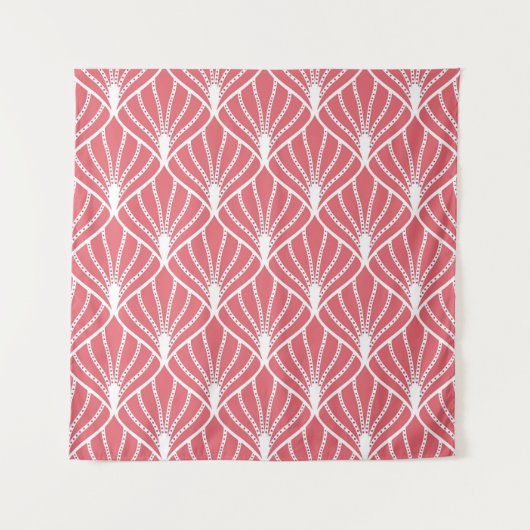 Art Deco, geometrisch nahtloses Muster. Wandteppich (Vorderseite)