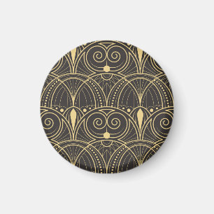 Art Deco Geometrische Fliesen Luxus. Magnet