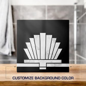 Art Deco geometrische Form des Lüfters - Hintergru Fliese