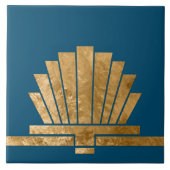 Art Deco geometrische Form des Lüfters - Hintergru Fliese (Vorderseite)