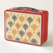 Art Deco Geometrische Lunchbox (Vorderseite)