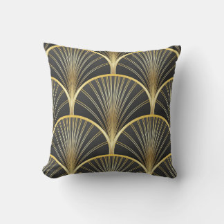 Art Deco Geometrische Textur Illustration Kissen