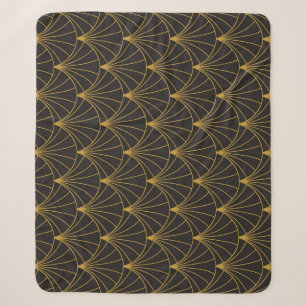 Art Deco geometrische, Vintage, nahtlose Muster. Sherpadecke