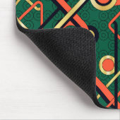 Art Deco Geometrisches Mauspad (Ecke)