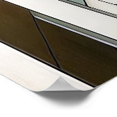 Art Deco Geometrisches Mosaik Poster (Ecke)