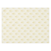 Art Deco Geometrisches Muster in Gold und Weiß Tischdecke (Vorderseite (Horizontal))