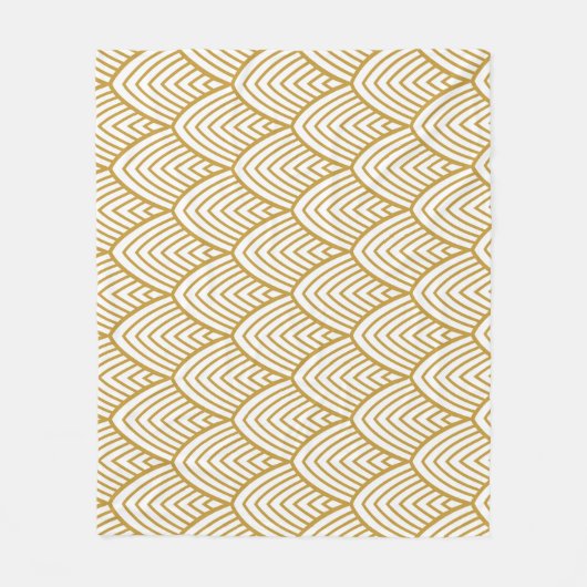Art Deco geometrisches nahtloses Muster. Fleecedecke (Vorderseite)