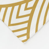 Art Deco geometrisches nahtloses Muster. Fleecedecke (Ecke)