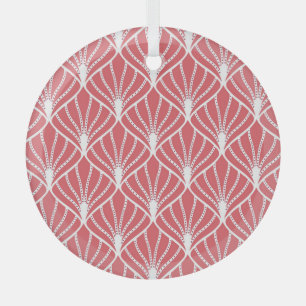 Art Deco, geometrisches nahtloses Muster. Ornament Aus Glas
