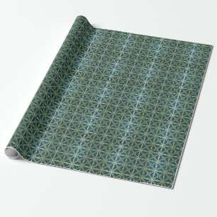 Art-Deco, geometrisches Vintage-Luxus Geschenkpapier