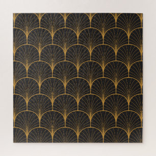 Art Deco, geometrisches Vintage-Muster. Puzzle