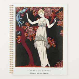 Art Deco George Barbier Vintage Mode Vogel Kunst Planer