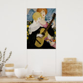 Art Deco Gerda Wegener - Air de Capri Poster (Küche)