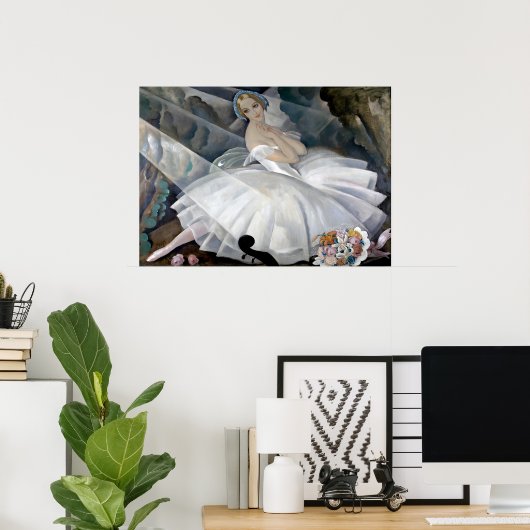 Art Deco Gerda Wegener - The Ballerina Poster (Heimbüro)
