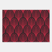 Art-Déco-Geschenkpackung zu Weihnachten Geschenkpapier Set (Vorderseite 2)