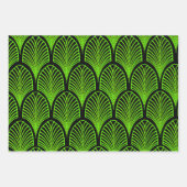 Art-Déco-Geschenkpackung zu Weihnachten Geschenkpapier Set (Vorderseite)