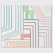 Art Deco Geschenkpapier (Flach)