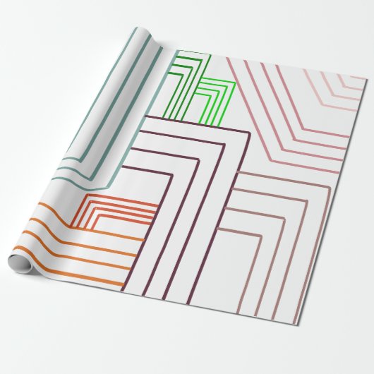 Art Deco Geschenkpapier (Ungerollt)