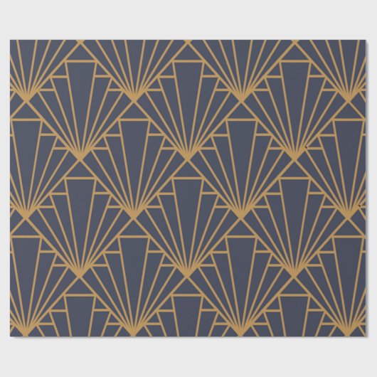 Art Deco Geschenkpapier (Flach)