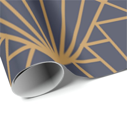 Art Deco Geschenkpapier (Rolleneckpunkt)