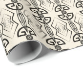 Art Deco Geschenkpapier (Rolleneckpunkt)