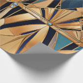 Art Deco-Geschenkpapier Geschenkpapier (Ecke)