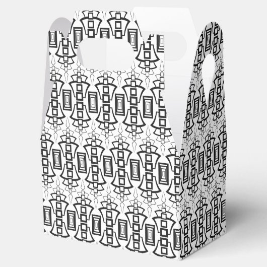 Art Deco Geschenkschachtel (Geöffnet)