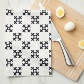 Art Deco Geschirrtuch (Viertel Falte)