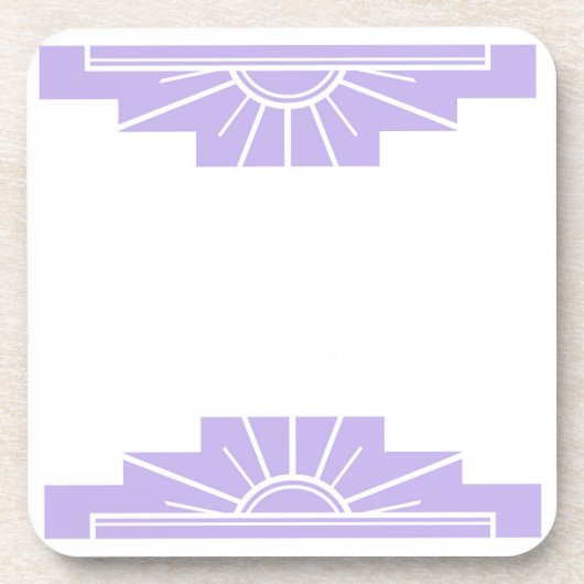 Art Déco Getränkeuntersetzer (Vorderseite)
