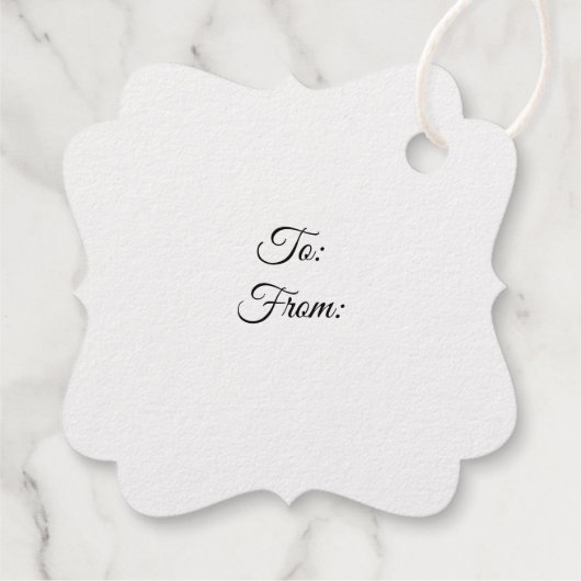 Art deco gift tag (Rückseite)