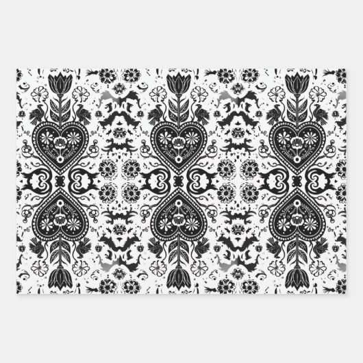 Art Deco Gift Wrap Geschenkpapier Set (Vorderseite 3)