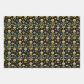 Art Deco Gilded Skyline New Year Pattern Geschenkpapier Set (Vorderseite)