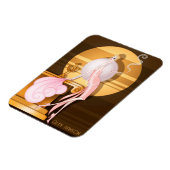 "Art Deco Girl" Premium Flex Magnet von Glen Hanso (Linke Seite)