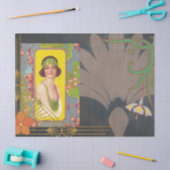 Art Deco Girl Seidenpapier (Basteln)