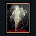 Art Deco "Girl & The Spider Web" 16 x 20 Poster<br><div class="desc">Einzigartig und schön,  Art Deco Print "Girl & The Spider Web" ca 1926</div>