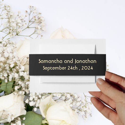 Art Deco Glam Einladungsbanderole