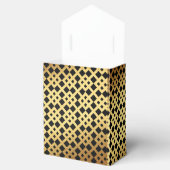 Art Deco Glam Golden Gastgeschenk Hochzeit Vielen Geschenkschachtel (Geöffnet)