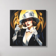 Art Deco Glam: Goldfrau