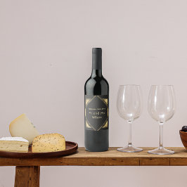 Art Deco Glam Wine tasting in der Fattoria Moncucc Weinetikett