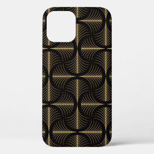 Art Deco Glamour: Goldene Motive Case-Mate iPhone Hülle