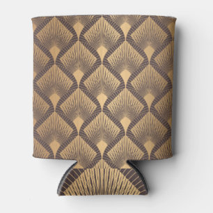 Art Deco Glamour: Goldene Schuppen. Dosenkühler