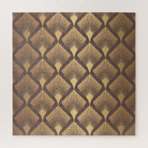 Art-Déco-Glamour: Goldene Skalen. Puzzle